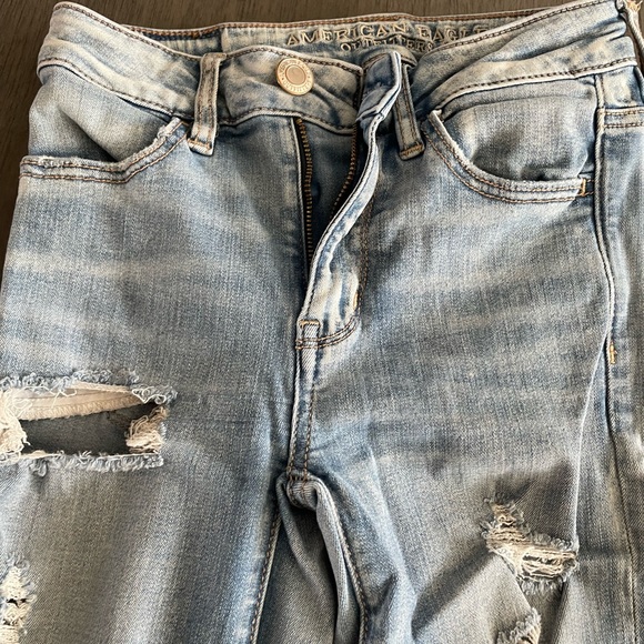 Factory distressed skinny jeans - Picture 2 of 7